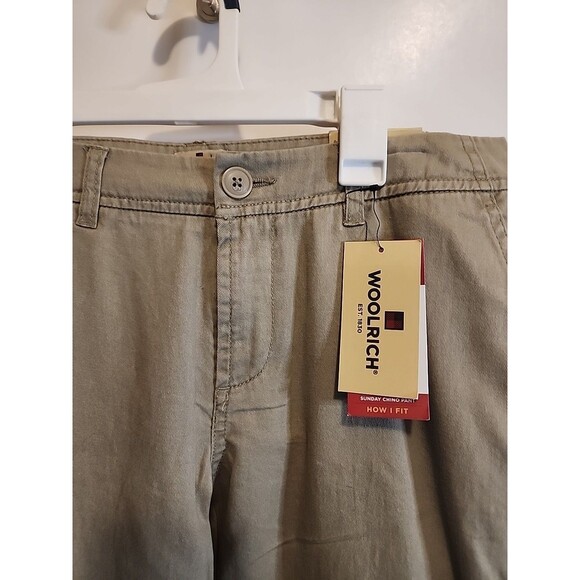 Woolrich Women’s Size 6 Sunday Chino Pants Khaki Brown Relaxed Fit NWT $79 - Picture 2 of 7